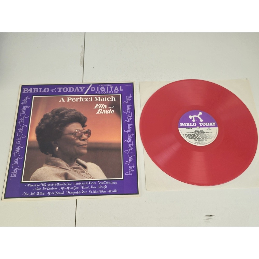 Ella Fitzgerald Count Basie A Perfect Match Red Vinyl LP Pablo Today D2312110